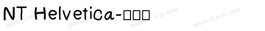 NT Helvetica字体转换